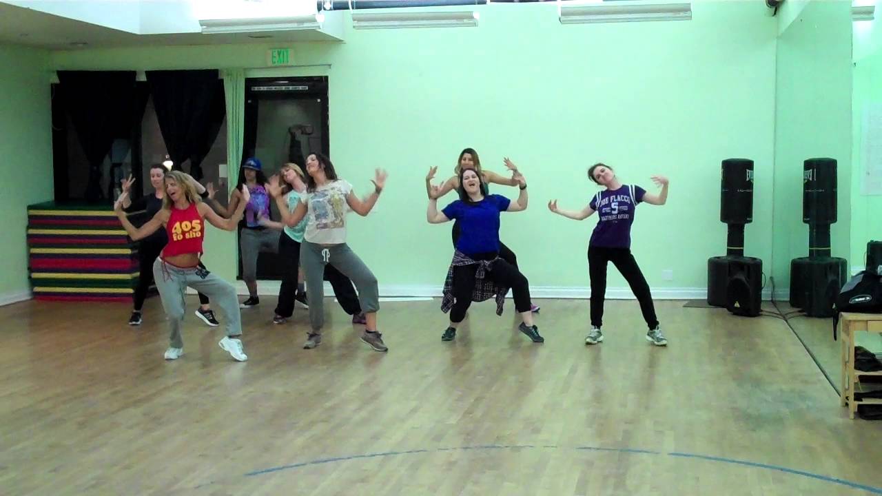 Eye of the Tiger Flashmob rehearsal - Lisa Kellogg