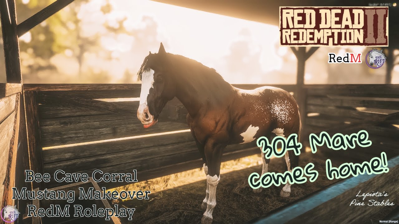 {EP 1} RedM RP | Bee Cave Corral Mustang Makeover | Bringing my new Horse home!