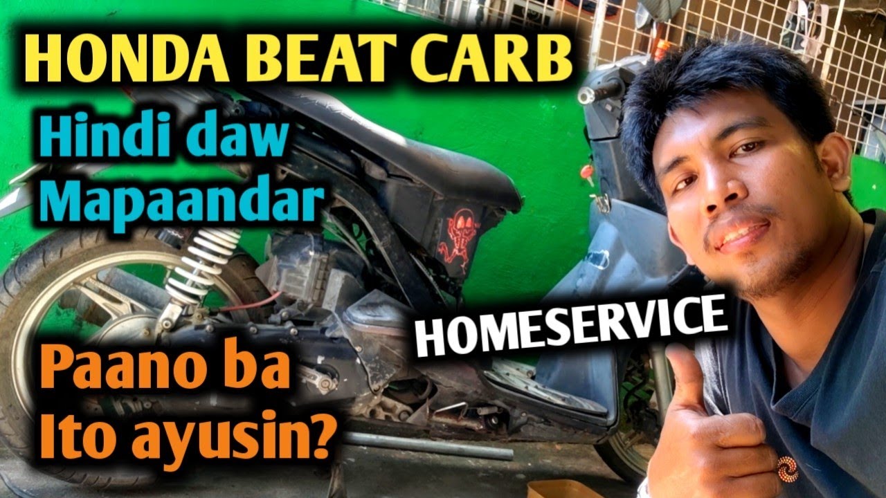 Honda beat carb Hindi na mapaandar,Paano ba ito ayusin? Homeservice santa cruz laguna