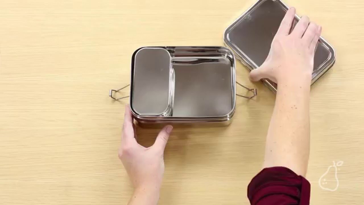Three-in-One Giant Metal Lunch Box by ECOlunchbox