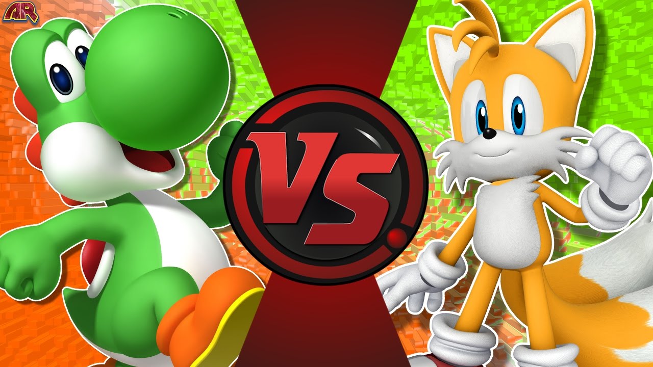 YOSHI vs TAILS! (Mario vs Sonic) Cartoon Fight Club Episode 171