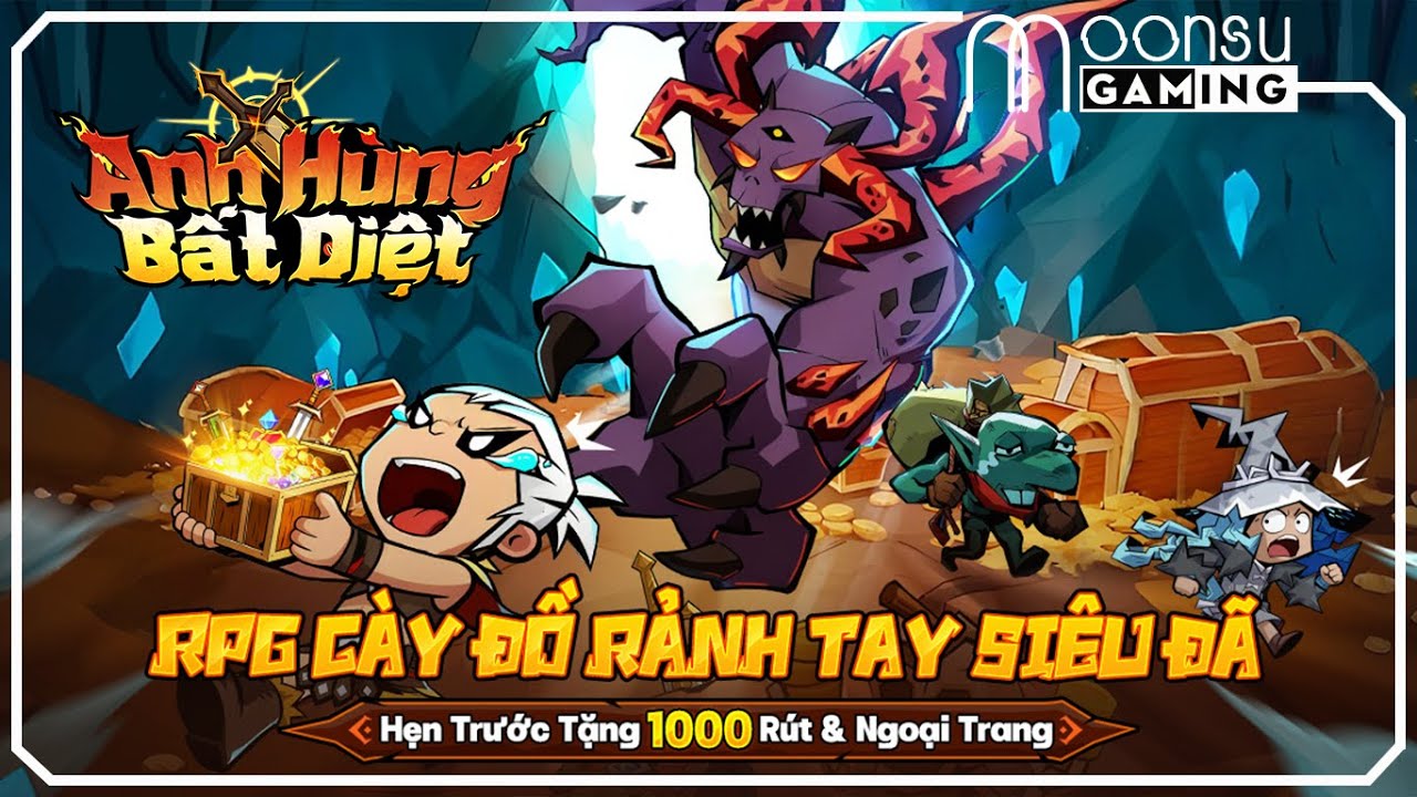 Review Game Anh Hùng Bất Diệt - Game RPG Cày Đồ Rảnh Tay - MoonSu