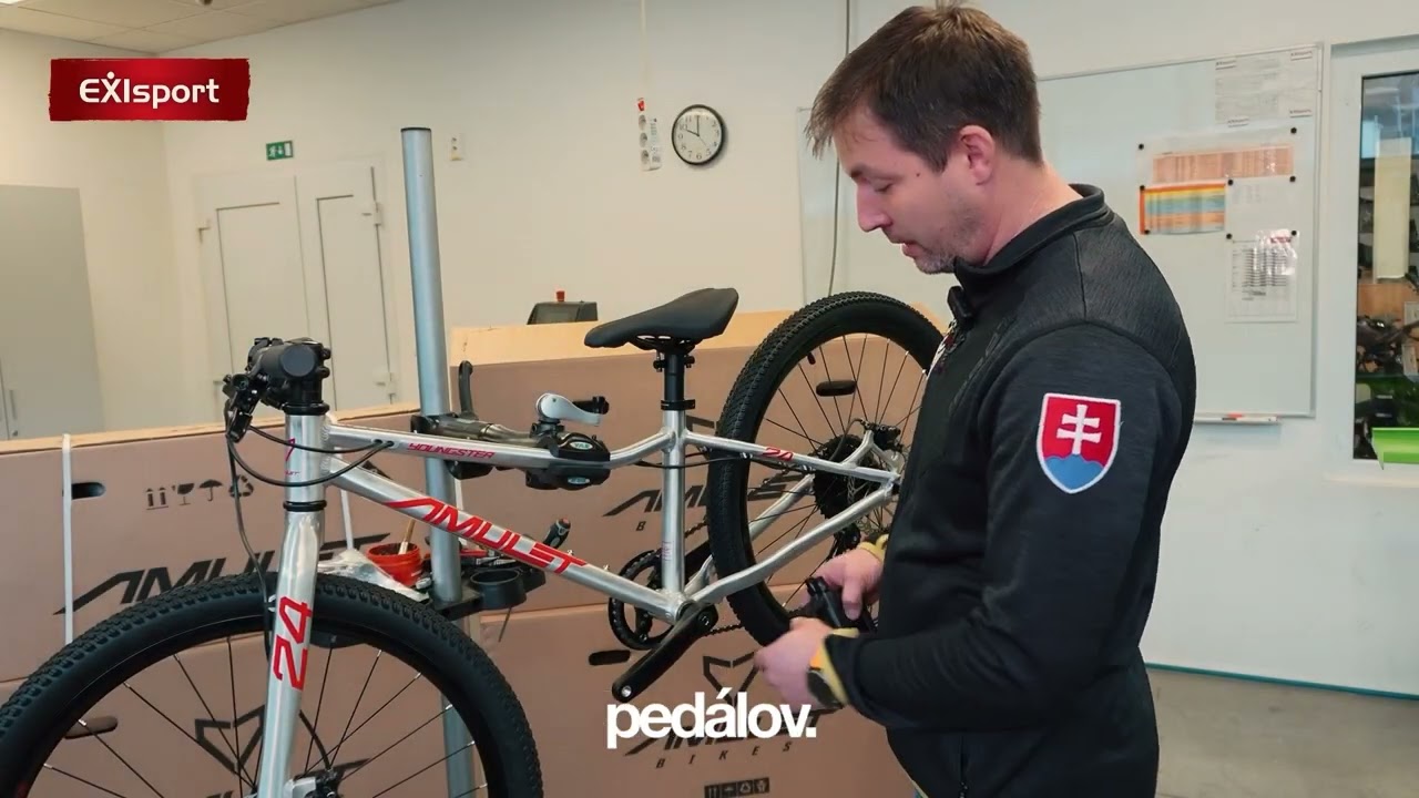 Ako poskladať bicykel Amulet Youngster 24 - EXIsport