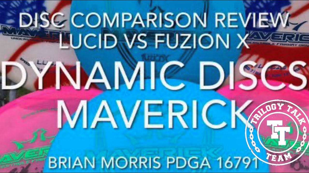 Disc Comparison Review: Dynamic Discs Maverick Lucid versus Fuzion X