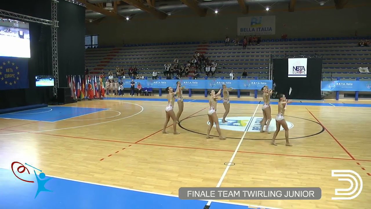 NBTA Europe Competition Twirling Lignano 2019 Twirling Team Junior - Italy