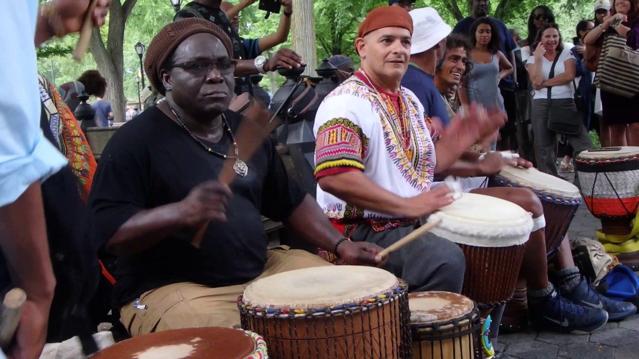 NYC Central Park Drumming Circle