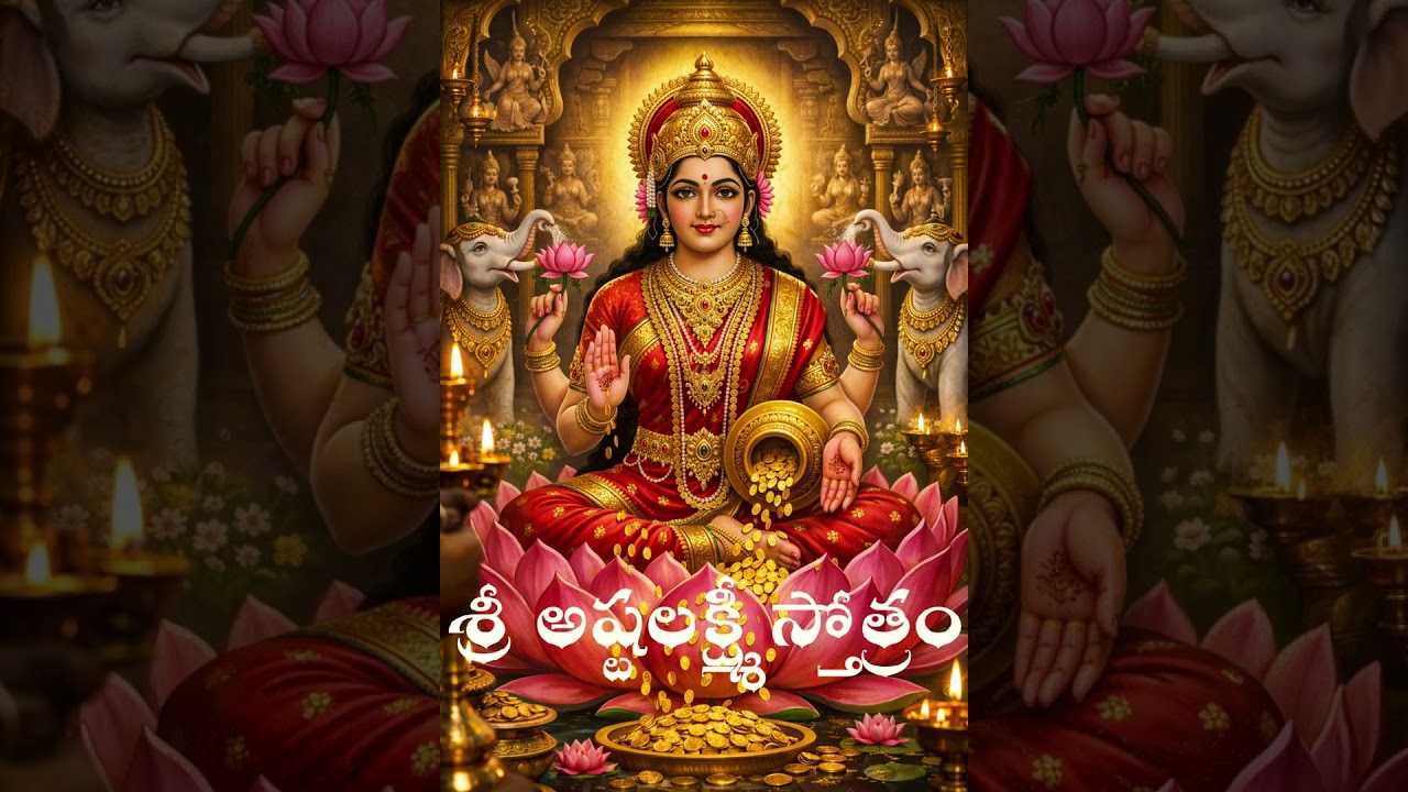 అష్టలక్ష్మీ స్తోత్రం | Ashta Lakshmi Stotram | Powerful Chant for Wealth, Prosperity & Protection |