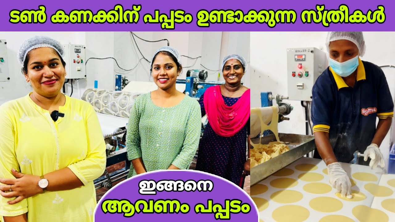 പപ്പടം ഇങ്ങനെ ഉണ്ടാക്കിയാൽ ആരാണ് കഴിക്കാതിരിക്കുക😍 | kerala pappadam | fz rover | malayalam