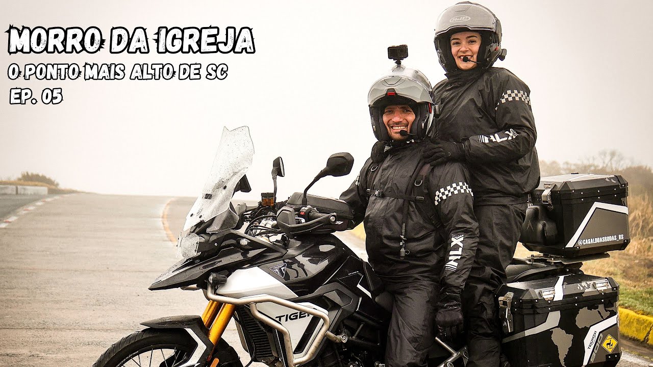 Morro da igreja de moto