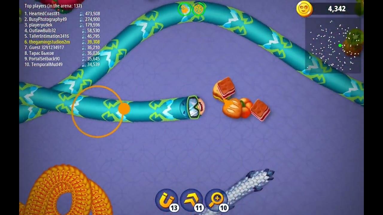 Worms zone gameplay #15