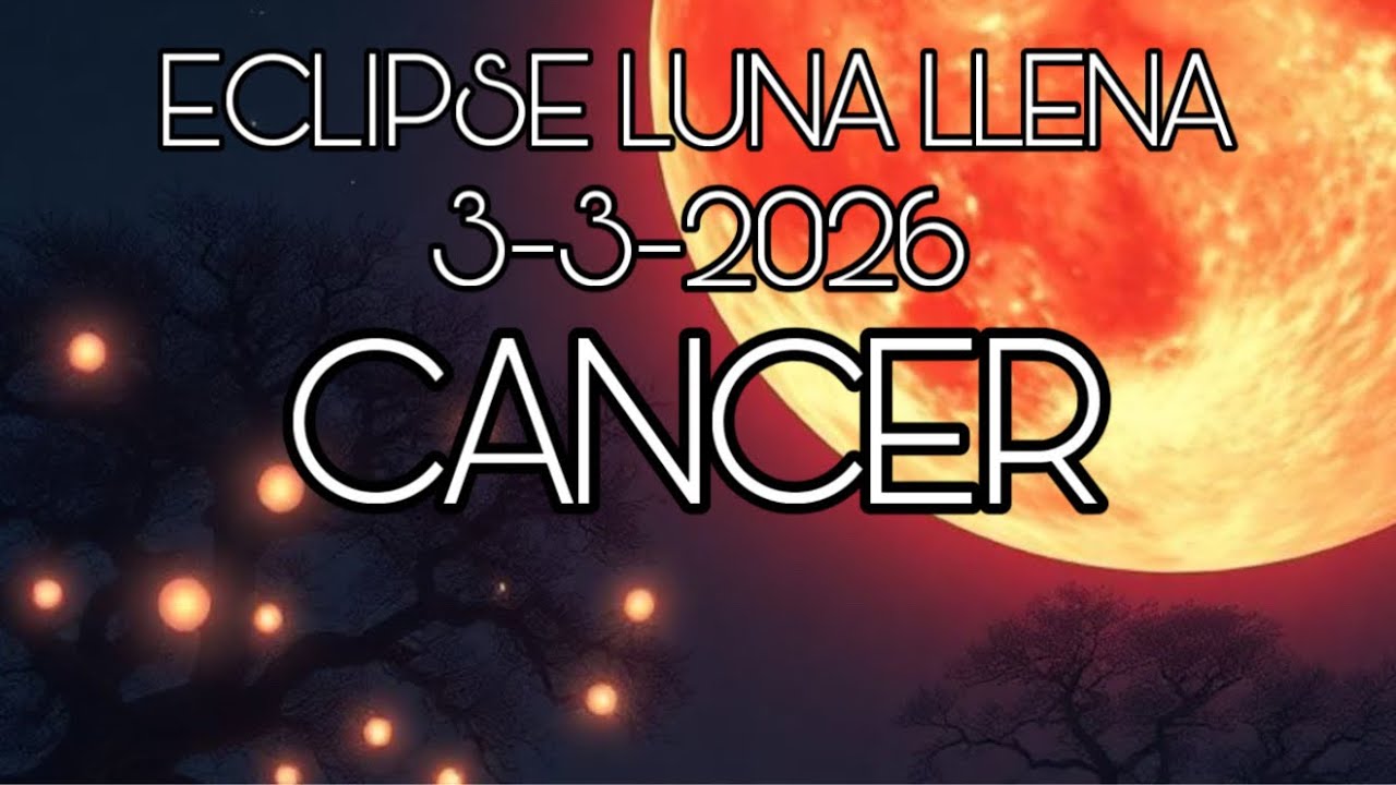 CANCER ♋️ ECLIPSE LUNA LLENA…✨ELIGE BIEN TUS PENSAMIENTOS!!!…✨🙌🏻🙌🏻🙌🏻