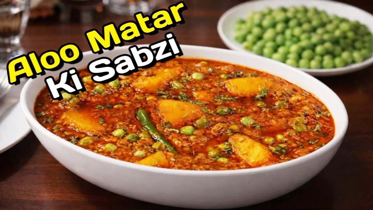 Aloo Matar Banane Ka Sabse Asaan Tareeqa | Aloo Matar Ki Sabzi