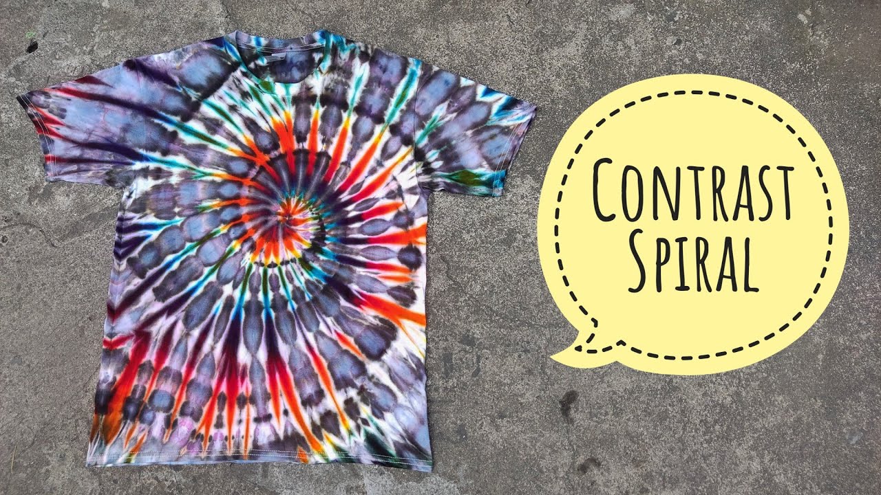 Contrast SPIRAL (tie dye)