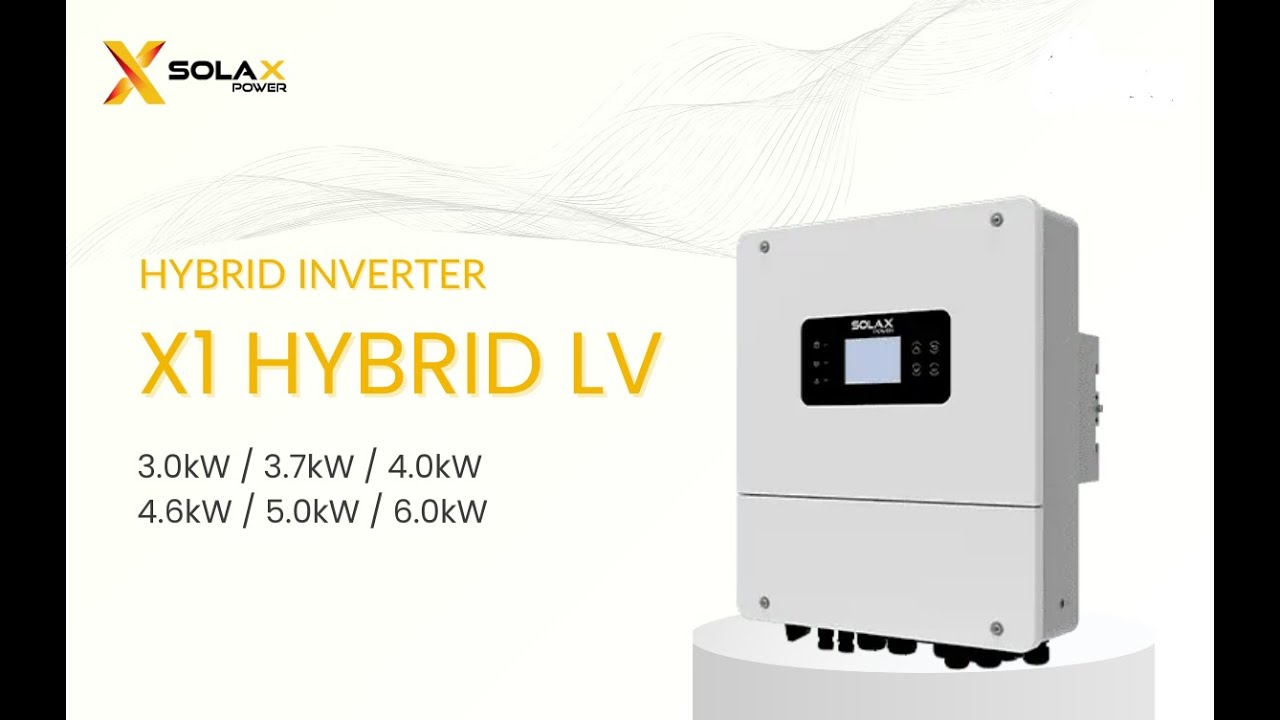 Solax X1-HYB-6.0-LV гібридний інвертор НОВИНКА!
