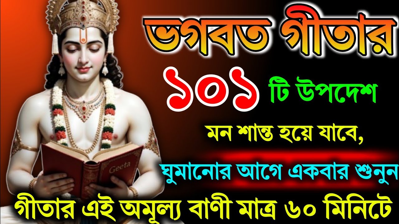 প্রতিদিন রাতে শুনুন শ্রীকৃষ্ণের উপদেশ | Bhagwat Geeta Saar