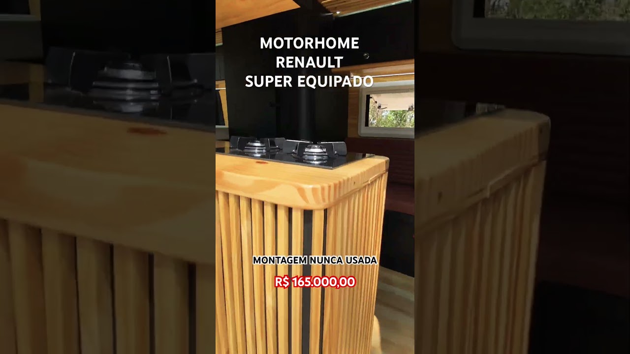 Motorhome montado em uma Van Renault Master 2008, realizada em 2023. Nunca utilizada, oportunidade.