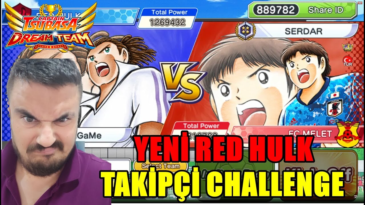 YENİ DER HULK TAKİPÇİ CHALLENGE | CAPTAİN TSUBASA DREAM TEAM