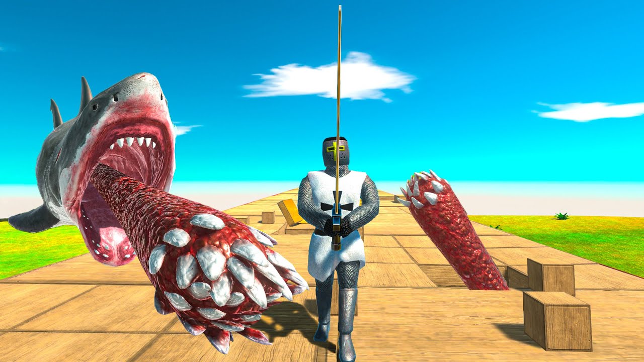 Don't Go Near the Crazy Mutant Megalodon - Animal Revolt Battle Simulator