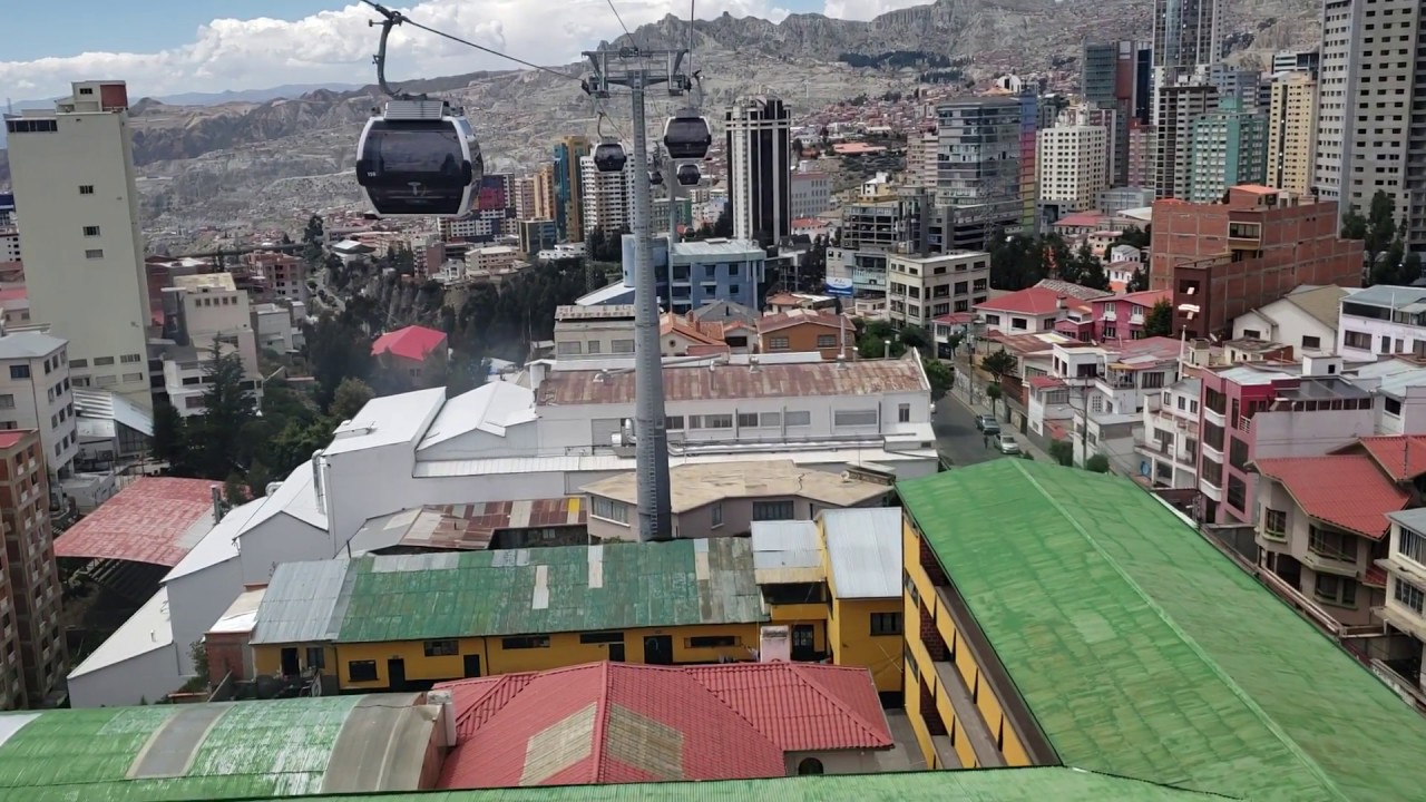 Recorrido Mi Teleferico Linea Blanca: Plaza Villarroel hasta la Av. del Poeta