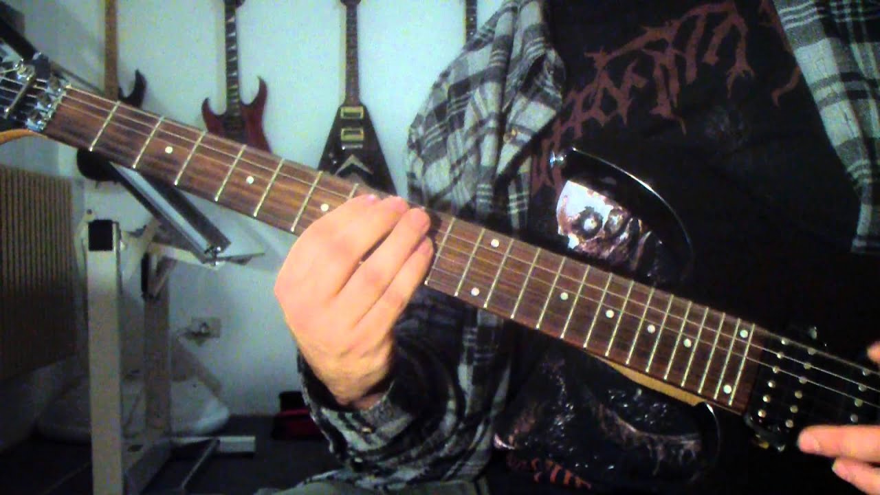 Pestilence - Suspended Animation (guitar cover)