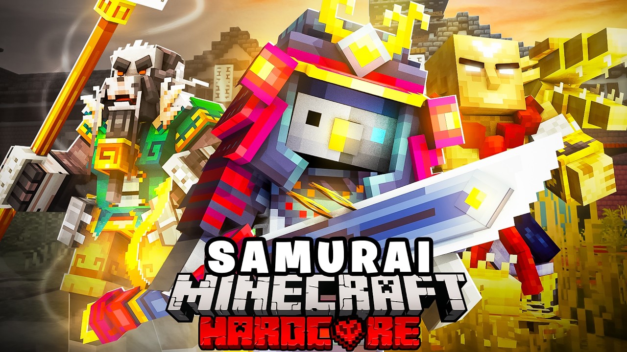 100 Spieler SAMURAI HUNGERGAMES in Minecraft