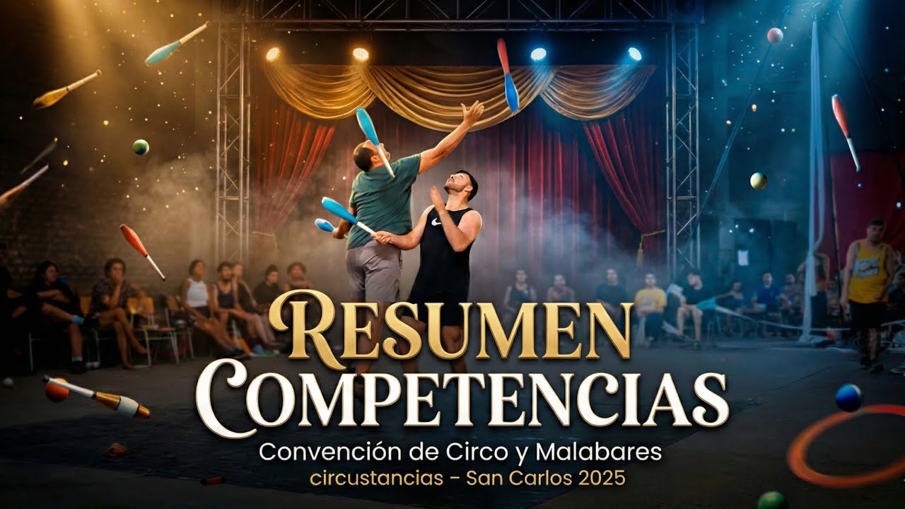 Compilado competencias | Convención de Circo y Malabares Circustancias – San Carlos 2025 🔥 🎪