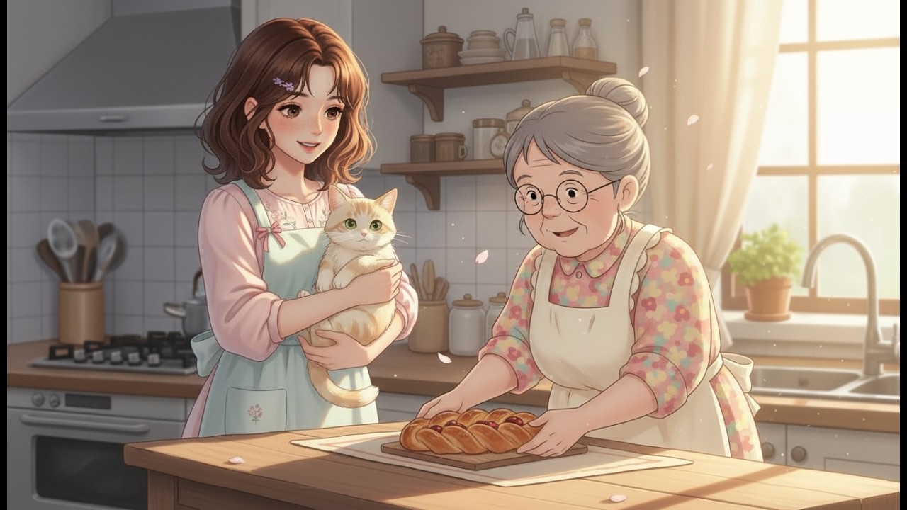 Cozy Spring Morning Baking 🌸 | Ghibli Inspired Kitchen ASMR