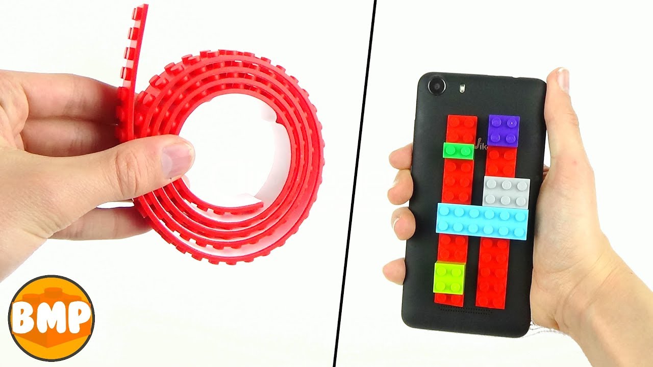 4 LIFE HACKS WITH LEGO TAPE | Easy