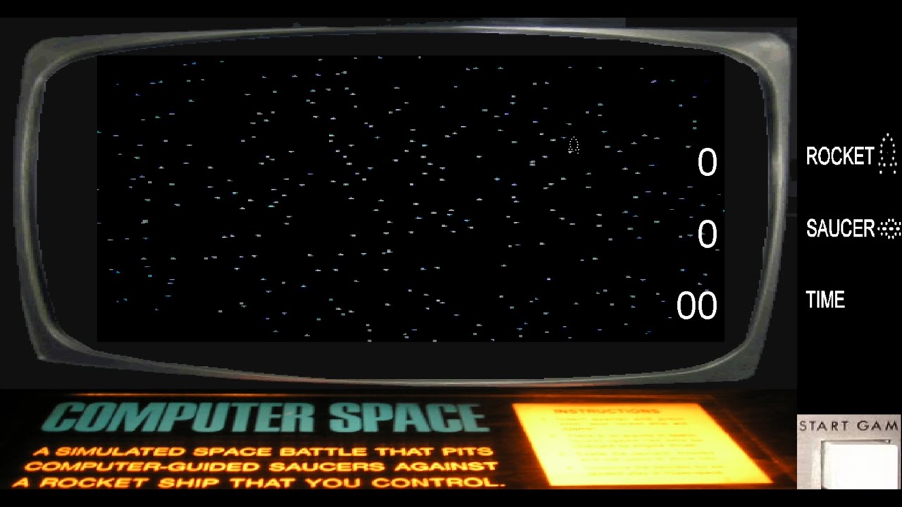 Computer Space (1971): The First Commercial Video Game | Gameplay