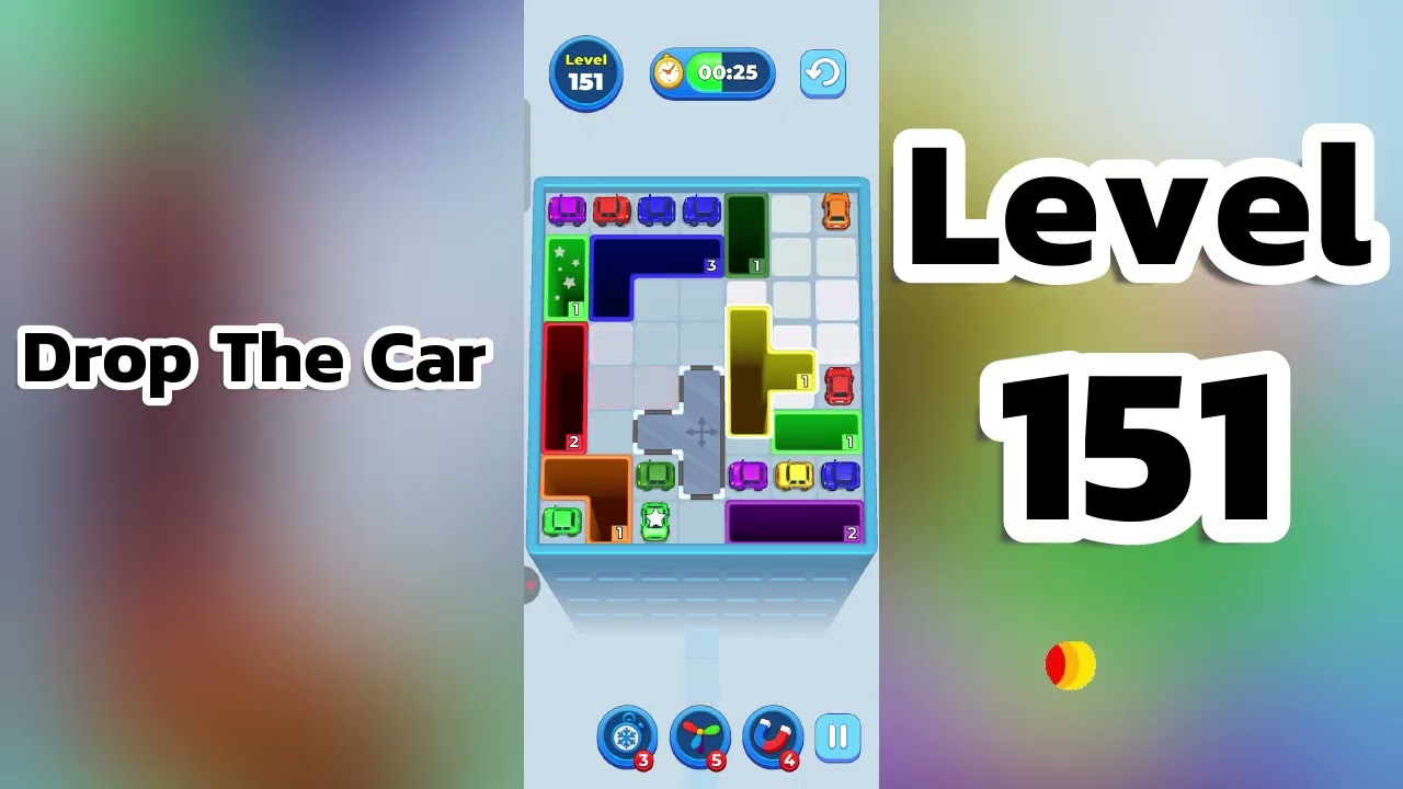 🚗 Drop The Car Level 151 Walkthrough | Car Puzzle Game Solution | Go Answer