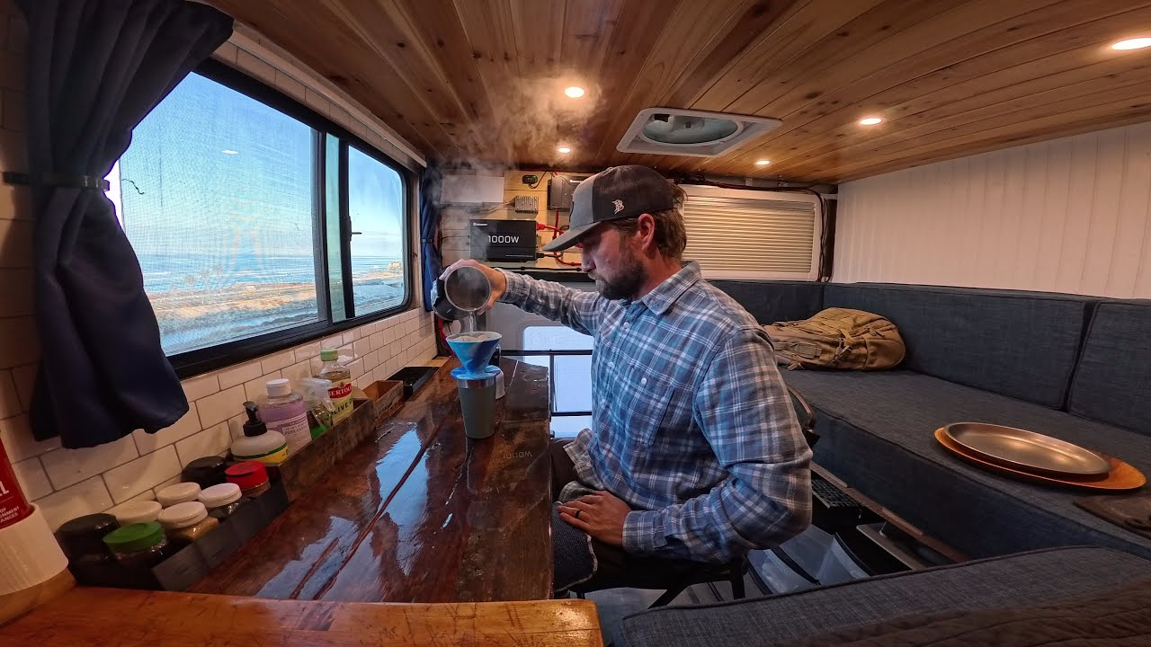 Peaceful Morning in My Truck Camper | Fresh Coffee & Warm Breakfast (ASMR)