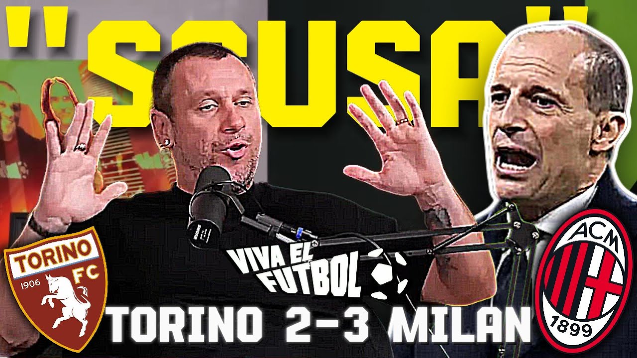 CASSANO e ADANI chiedono SCUSA DURANTE TORINO-MILAN 2 3: