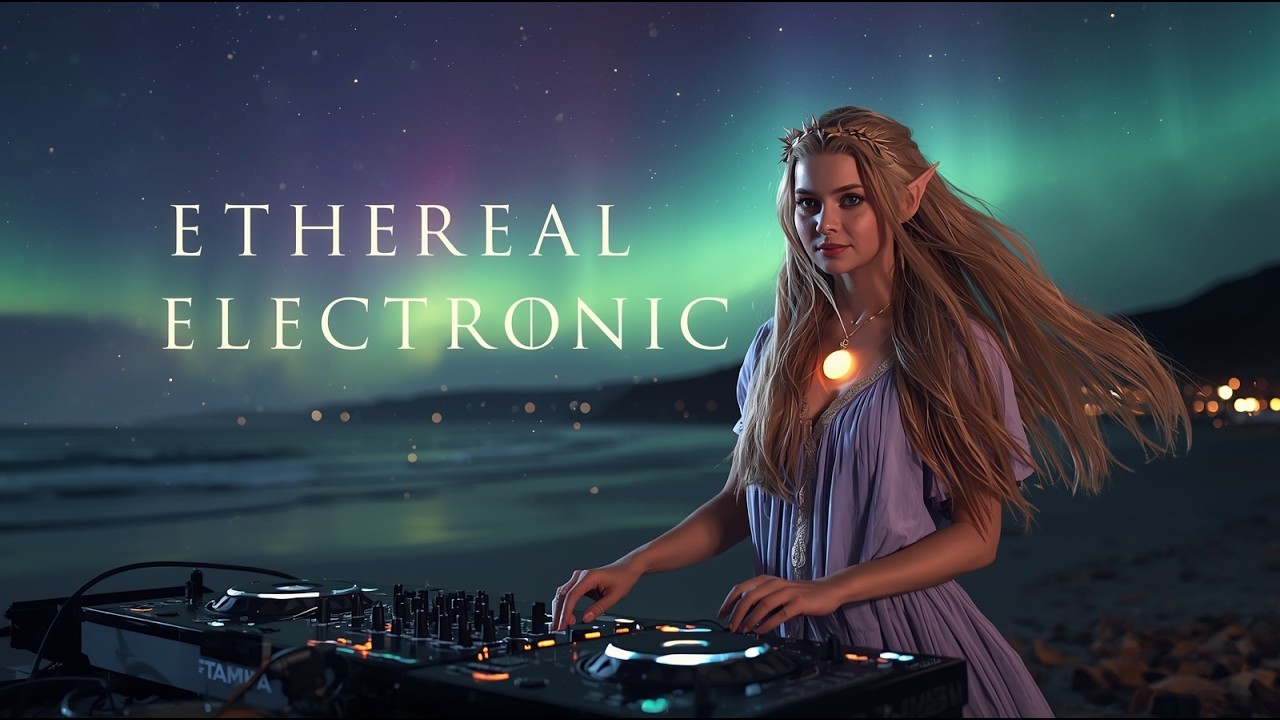 Aurora Night Drive 🌌 Ethereal Electronic Music | Cosmic Melodic Journey