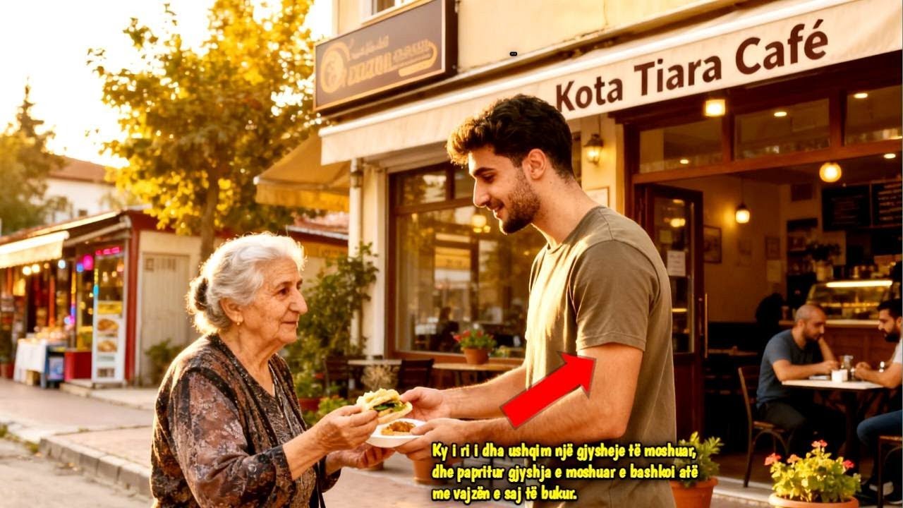 Ky i ri i dha ushqim një gjysheje të moshuar, dhe papritur gjyshja e moshuar e bashkoi atë me vajzën