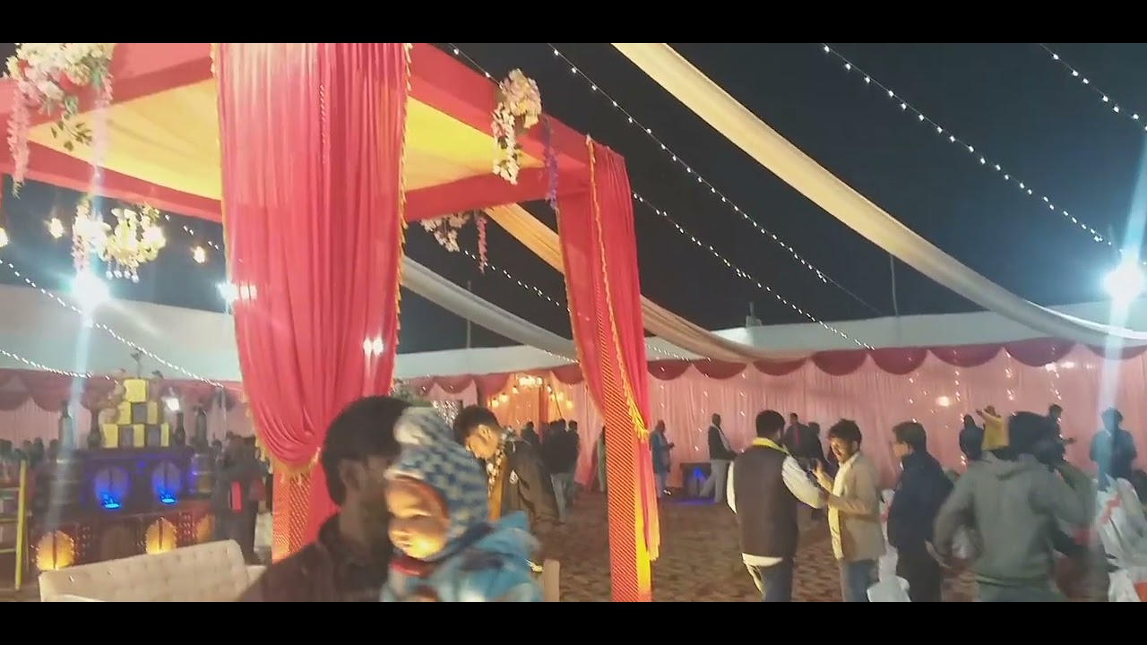 open pandal wedding them in dundo jamui by my Event teem