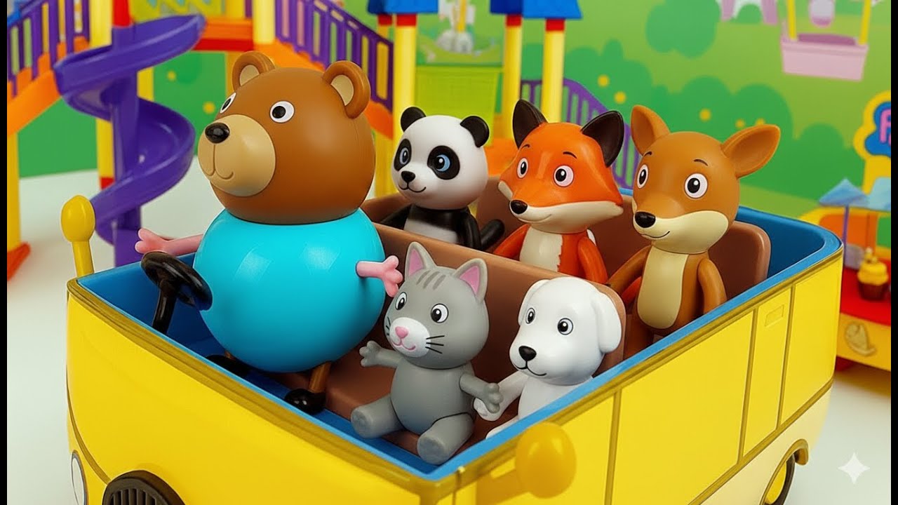 Create a Car for Clay Family | Preschool Toddler Toy Video