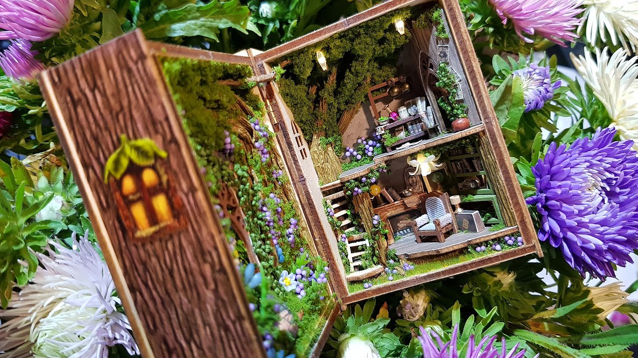 DIY miniature dollhouse kit Forest Wonderland fantasy cube series