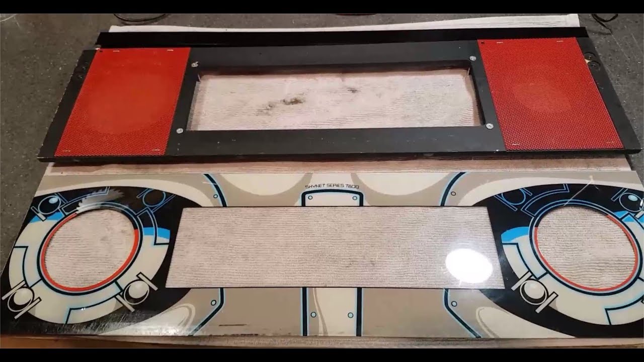 Williams Terminator 2 Pinball Restauration Vlog 08 - Speaker Panel