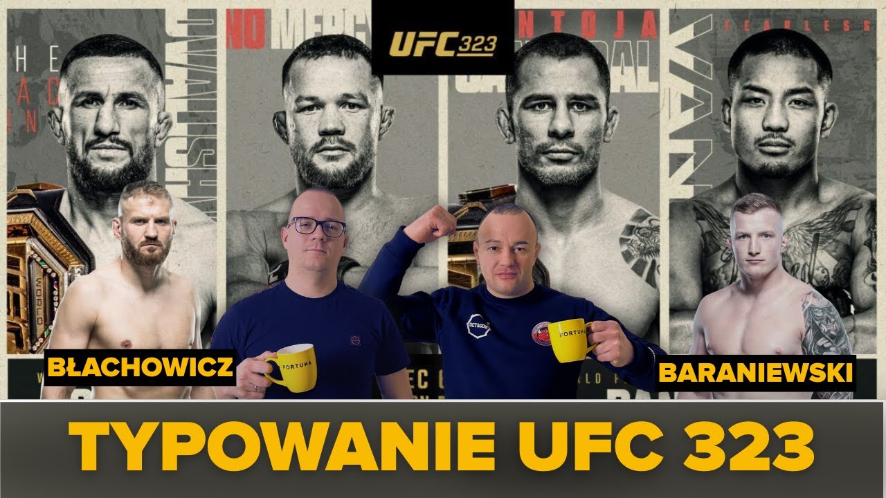 WIWISEKCJA MMA #360: TYPOWANIE UFC 323: Błachowicz i Baraniewski na karcie.