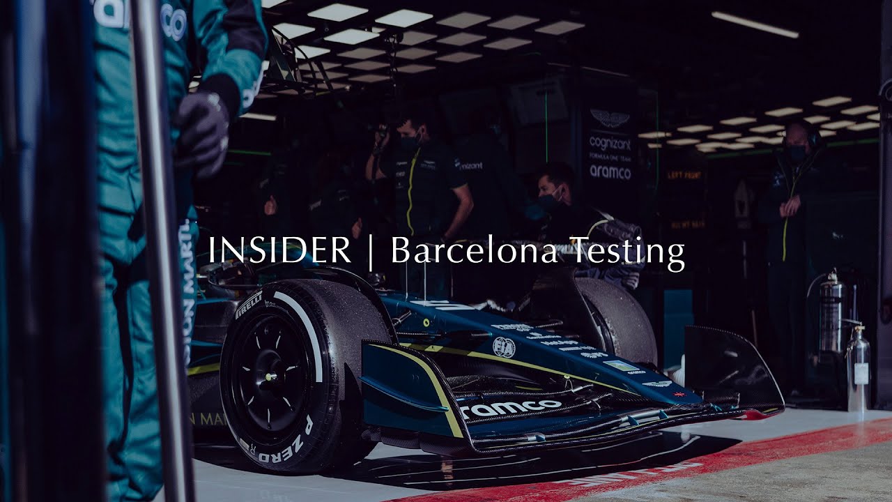 INSIDER: Up Close with Lance, Seb and the AMR22 in F1 Testing | 