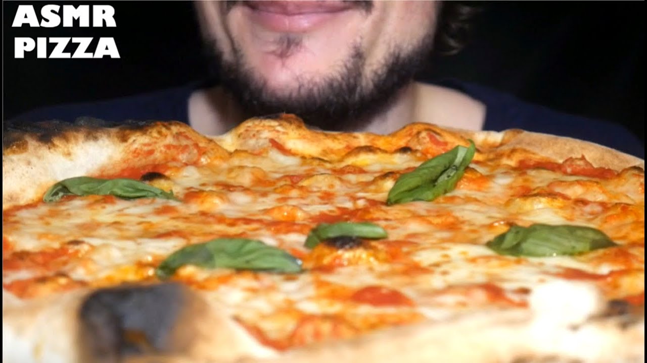 ASMR PIZZA MARGHERITA NEAPOLITAN EATING SOUNDS *MUKBANG ITA NO TALKING ITALIAN FOOD in QUARANTINE