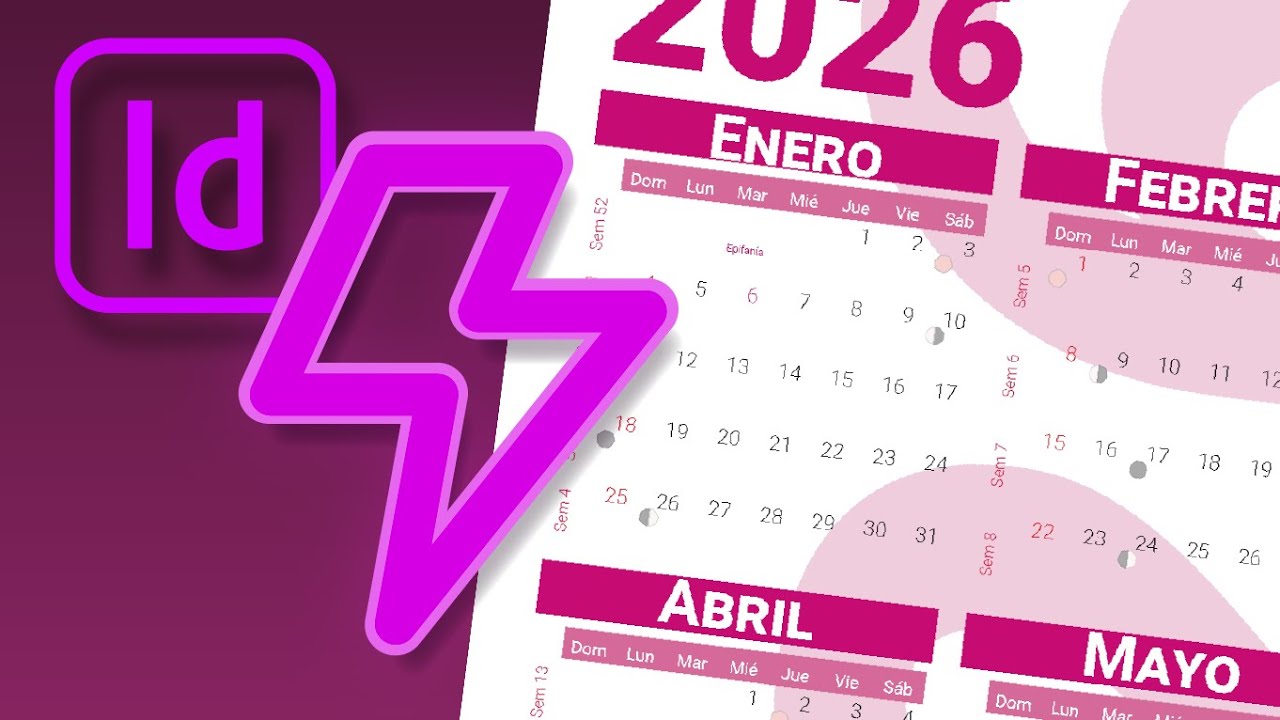Crea un calendario en InDesign ¡FÁCIL y RÁPIDO!