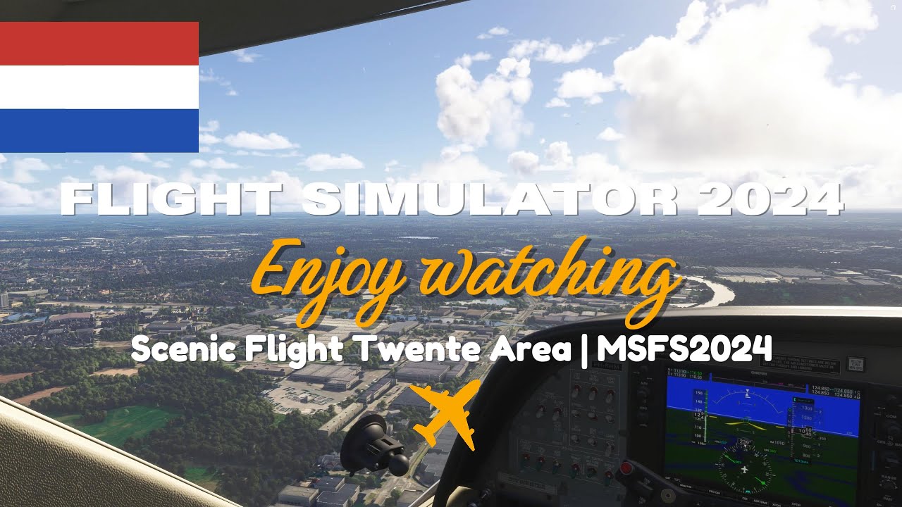 Aerial Tour of Twente | Stunning Views of the Dutch Countryside 🇳🇱✈️ | MSFS2024