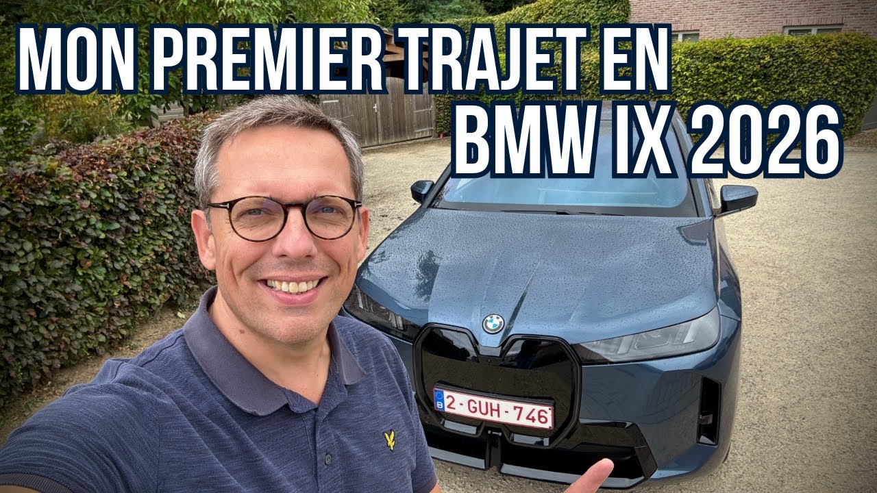 Premier Trajet - BMW iX 2026 : Mes 38 premiers kilomètres à son volant !
