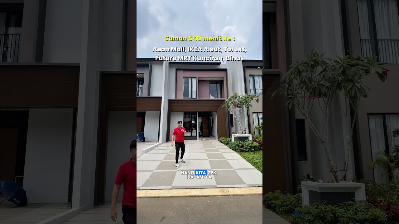 Alam Sutera 2 M-an 7x14 #rumahminimalis #rumah #shorts #shortvideo