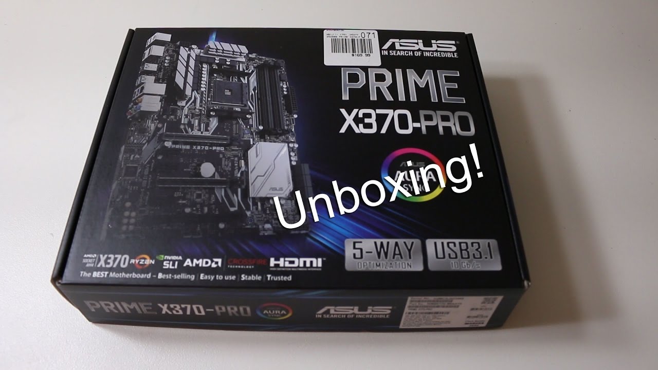 Asus Prime X370-Pro Motherboard Unboxing and Overview