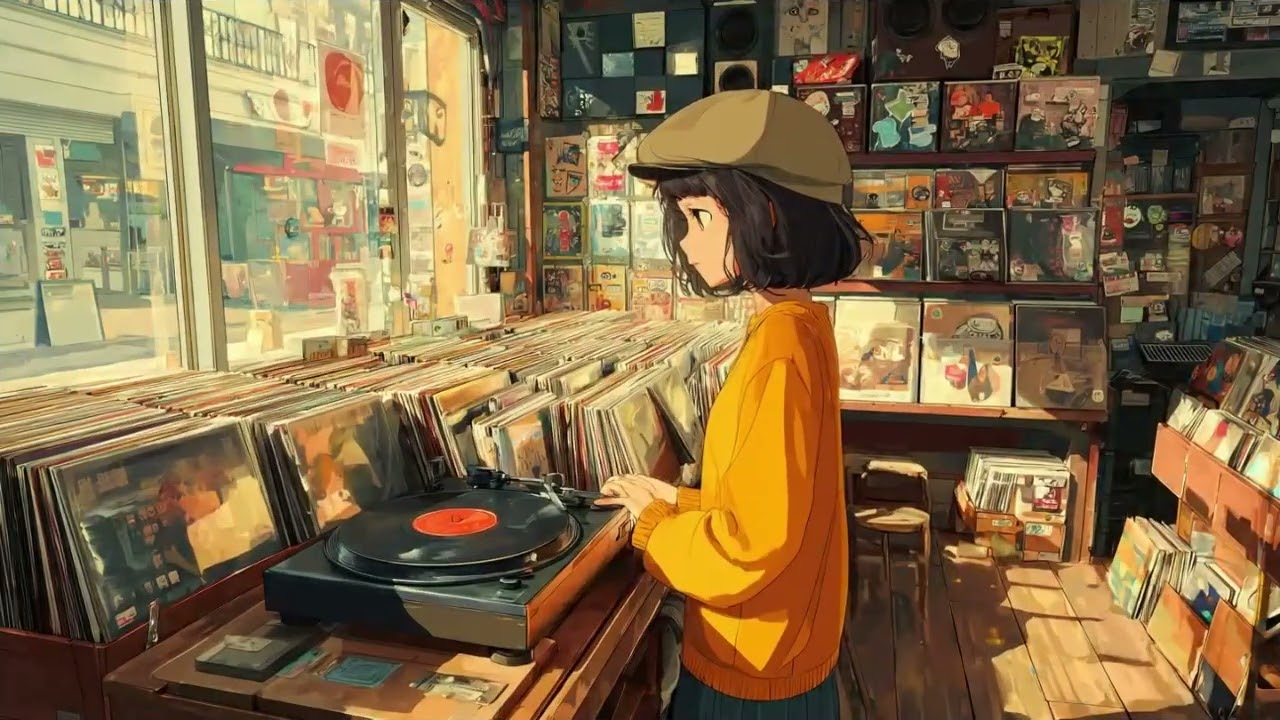 Vintage Vinyl Sunset 💿 Japanese Lofi [Shimokita Groove]