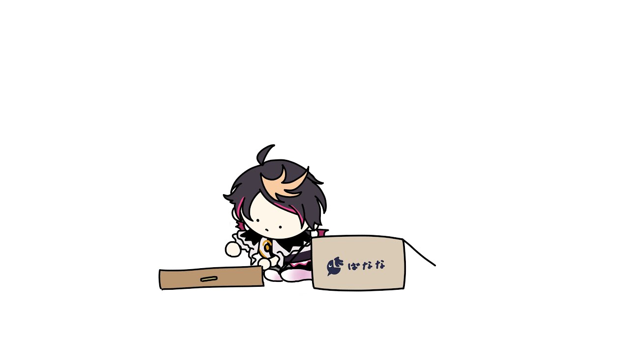 【手描き切り抜き】あわわわわわ【闇ノシュウ】