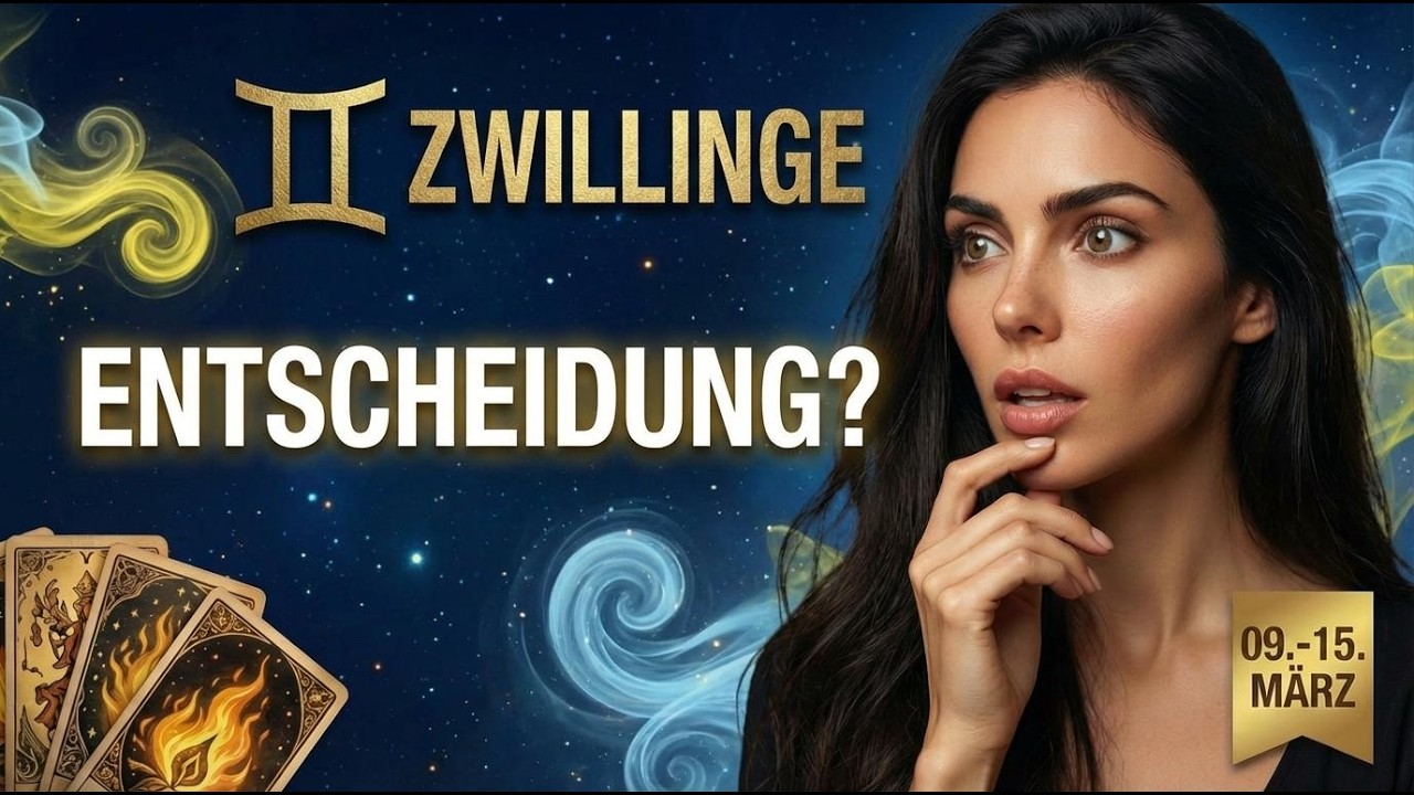 ♊ ZWILLINGE 09.–15. MÄRZ: ENTSCHEIDUNG NAHT – DU HAST DIE WAHL!