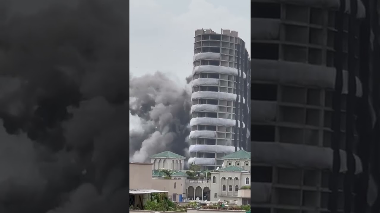 Noida Twin Tower Demolition on 28 August 2022
